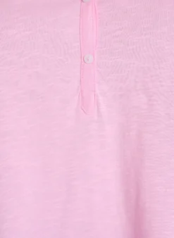 FLASH - T-Shirt mit Knopfleiste