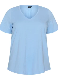 FLASH - T-Shirt mit V-Ausschnitt
