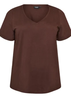 FLASH - T-Shirt mit V-Ausschnitt