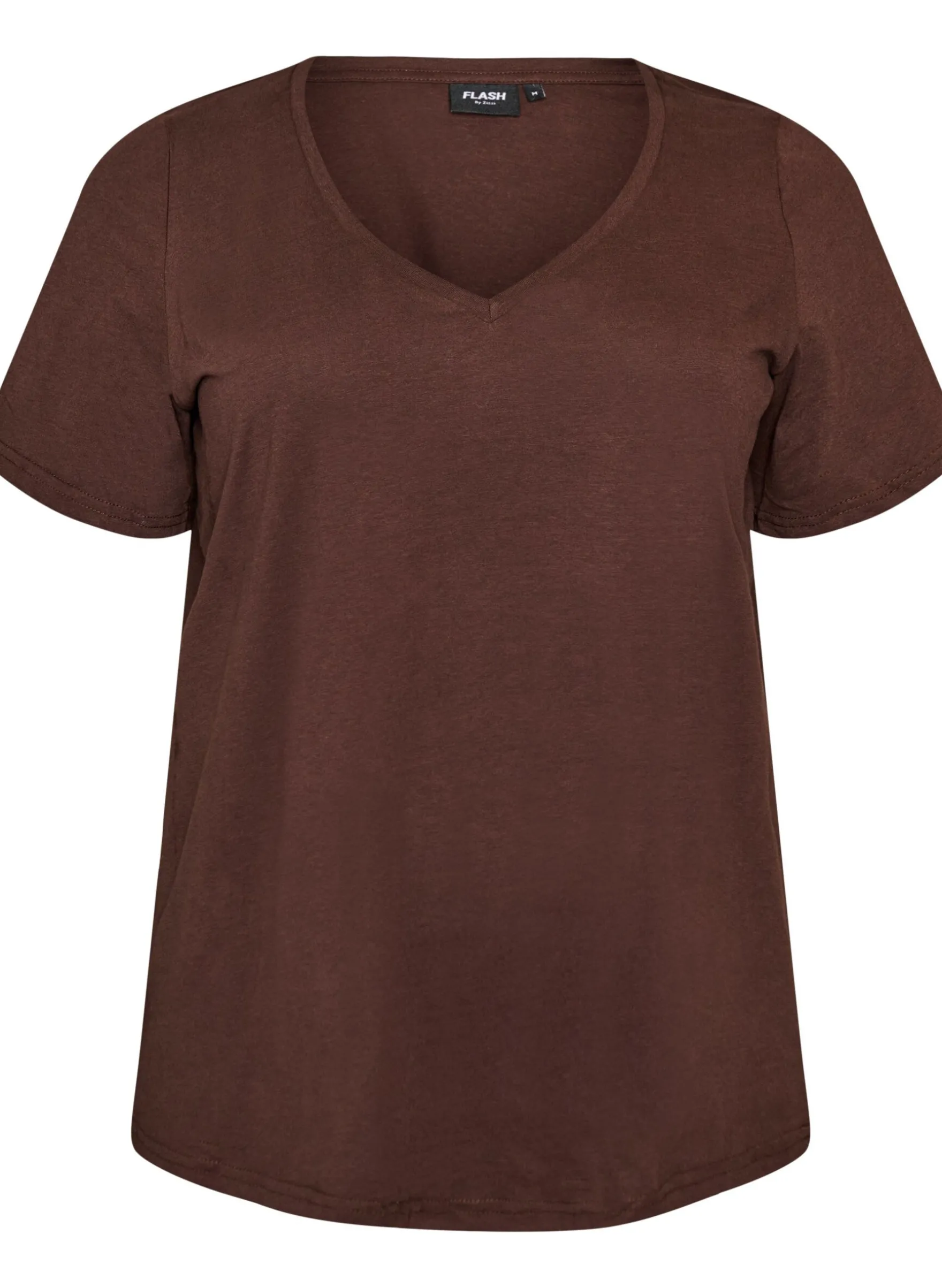 FLASH - T-Shirt mit V-Ausschnitt