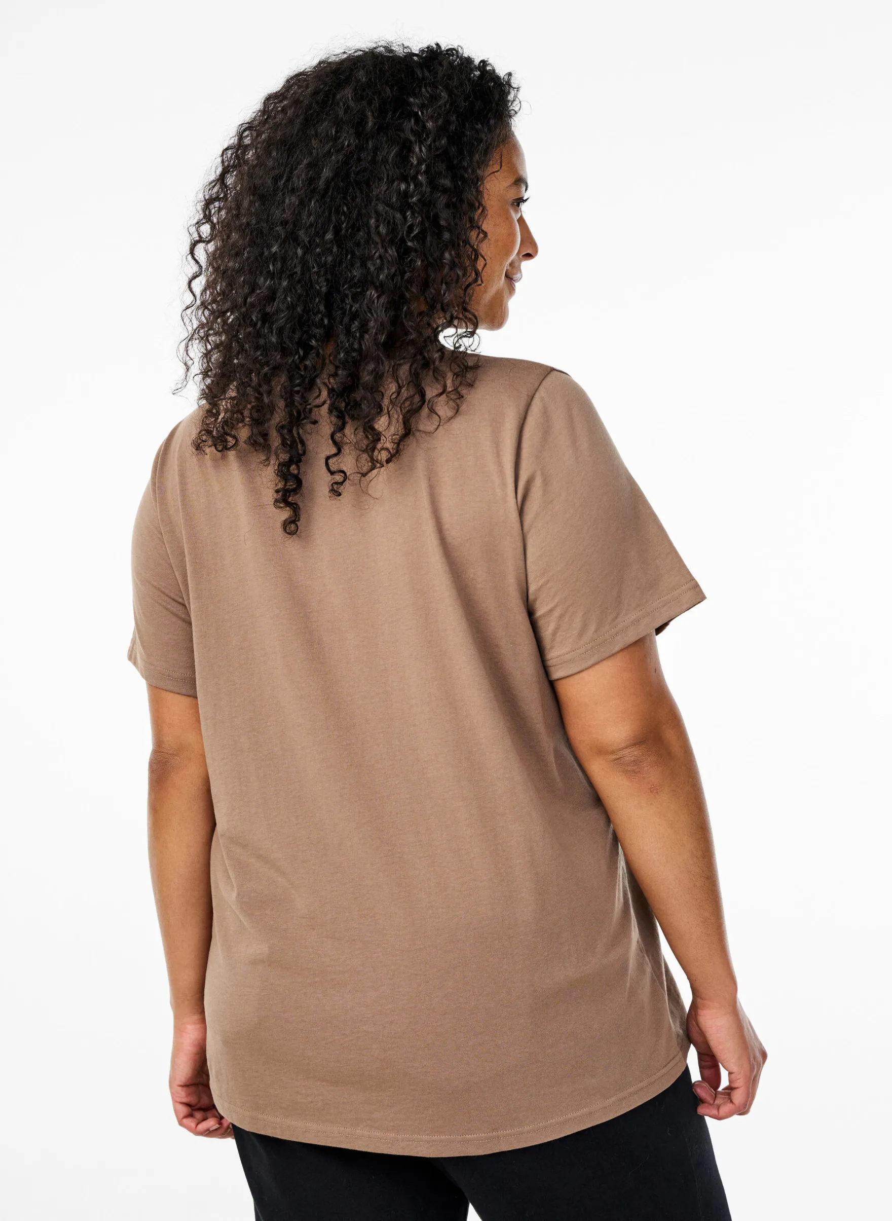 FLASH - T-Shirt mit V-Ausschnitt