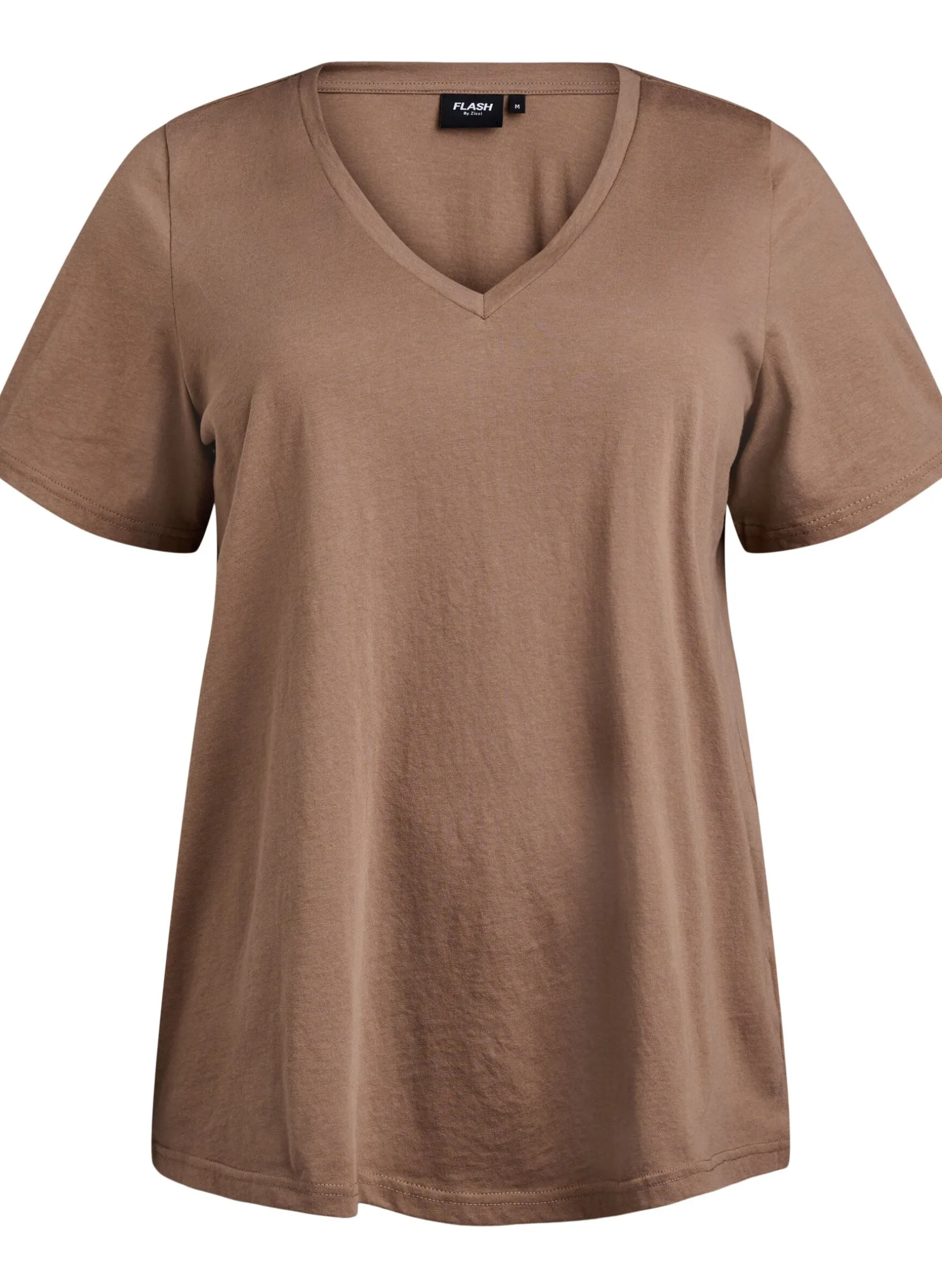 FLASH - T-Shirt mit V-Ausschnitt