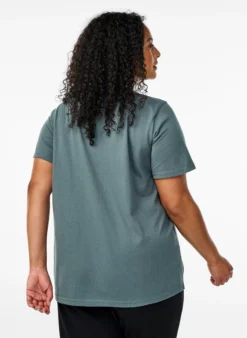 FLASH - T-Shirt mit V-Ausschnitt