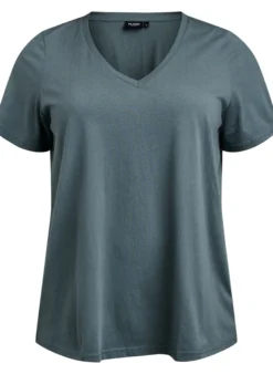FLASH - T-Shirt mit V-Ausschnitt