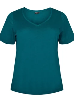 FLASH - T-Shirt mit V-Ausschnitt
