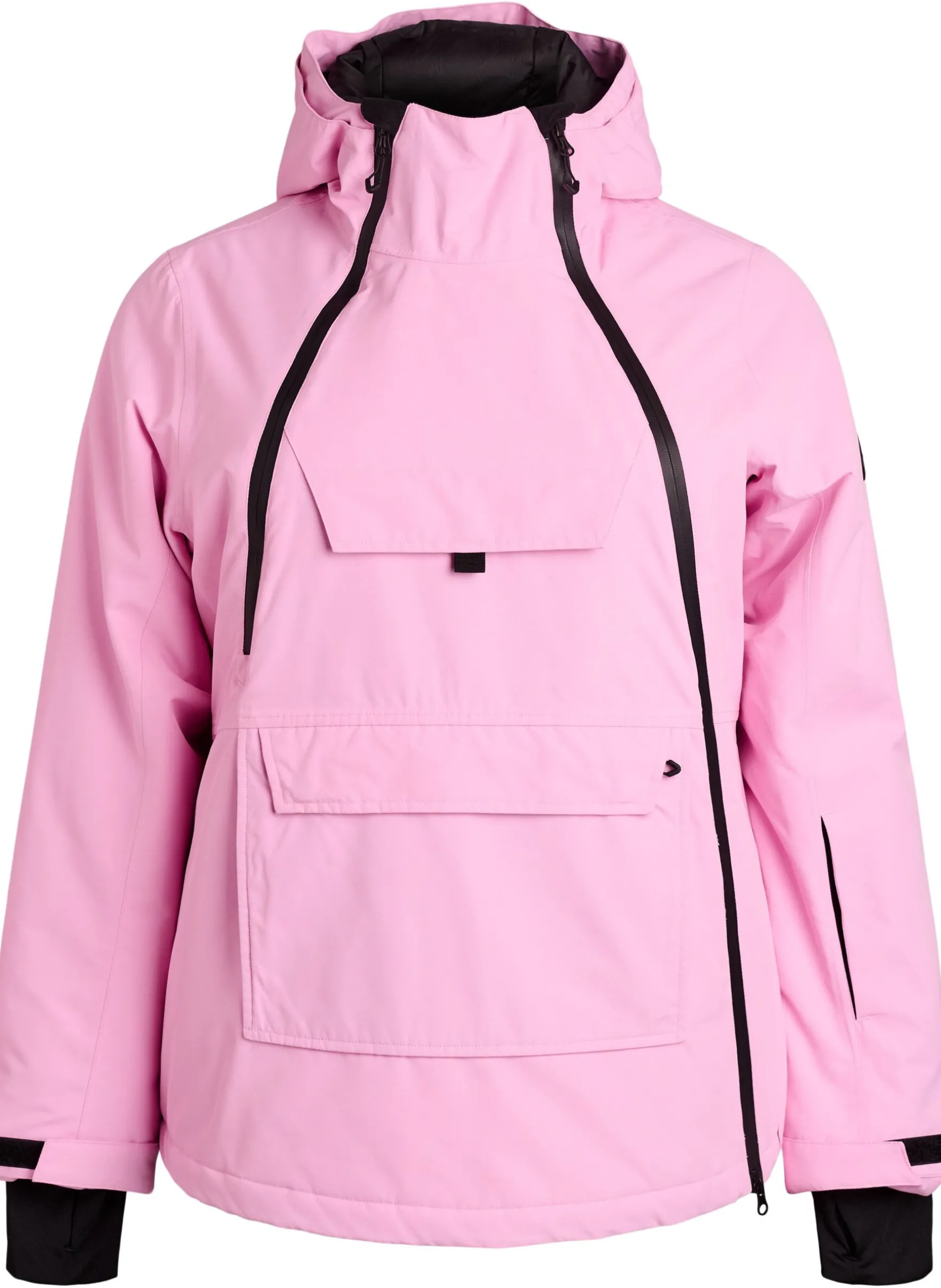 Funktionelle Skijacke mit Kapuze