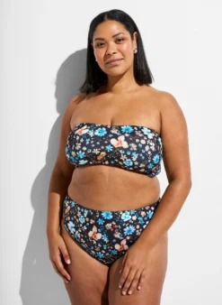 Geblümte Brazilian-Bikinihose