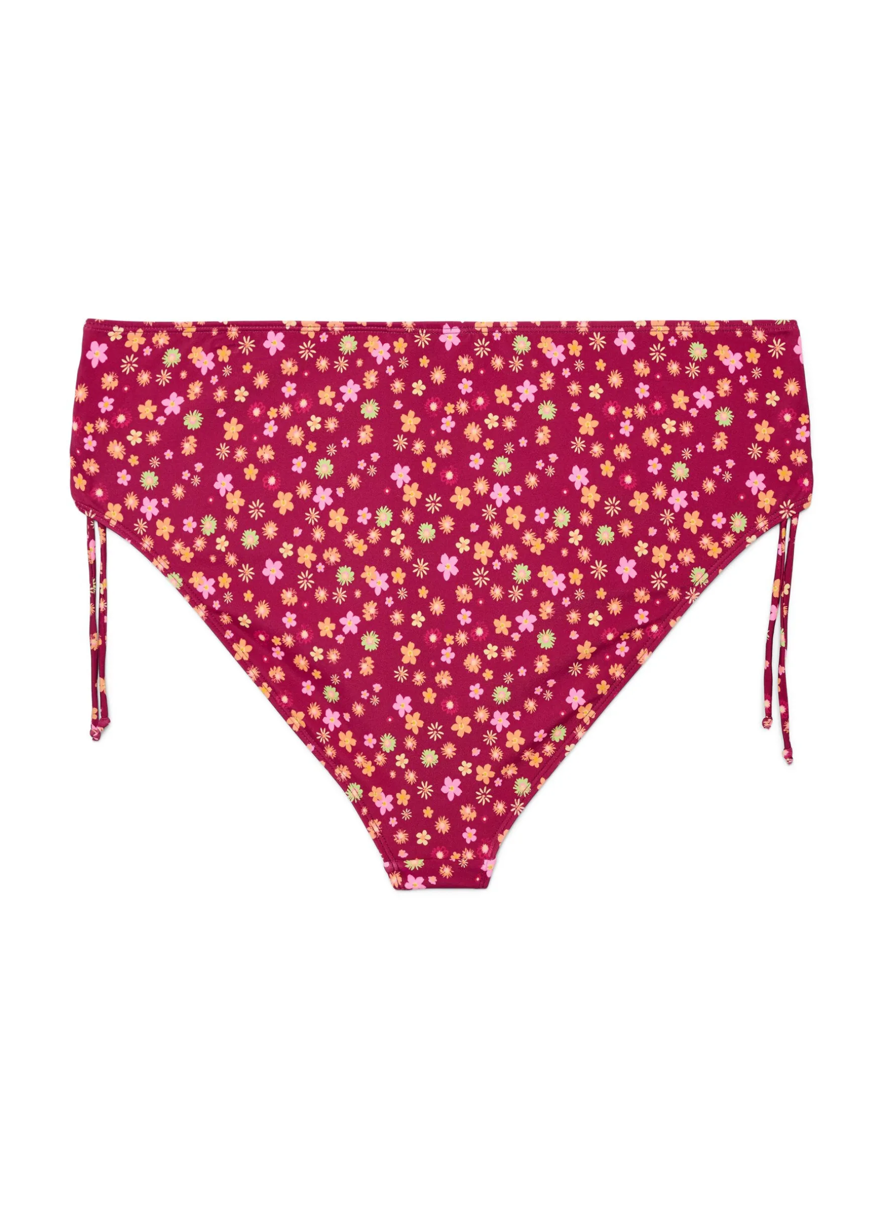 Geblümter Tai-Bikini-Slip zum Binden