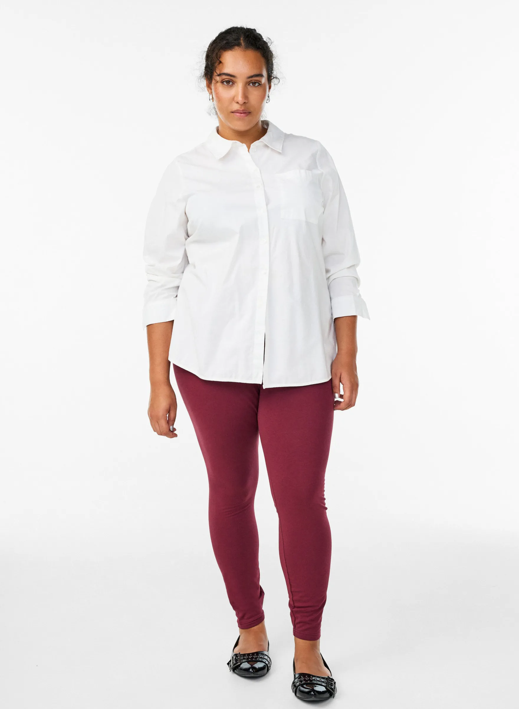 Gefütterte Baumwollleggings
