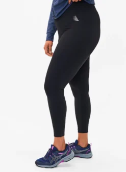 Gekürzte Trainingsstrumpfhose mit Tasche