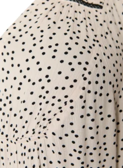 Gemustertes Midikleid aus Viskose