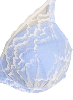 Gepolsterter BH mit Spitze und Mesh
