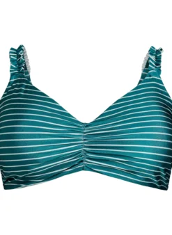 Gestreiftes Bikini Top mit herausnehmbarer Wattierung
