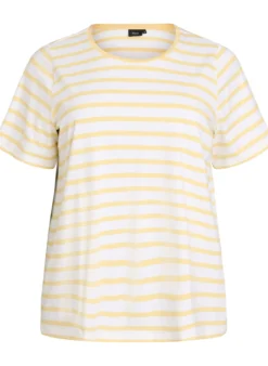 Gestreiftes T-Shirt aus Bio-Baumwolle