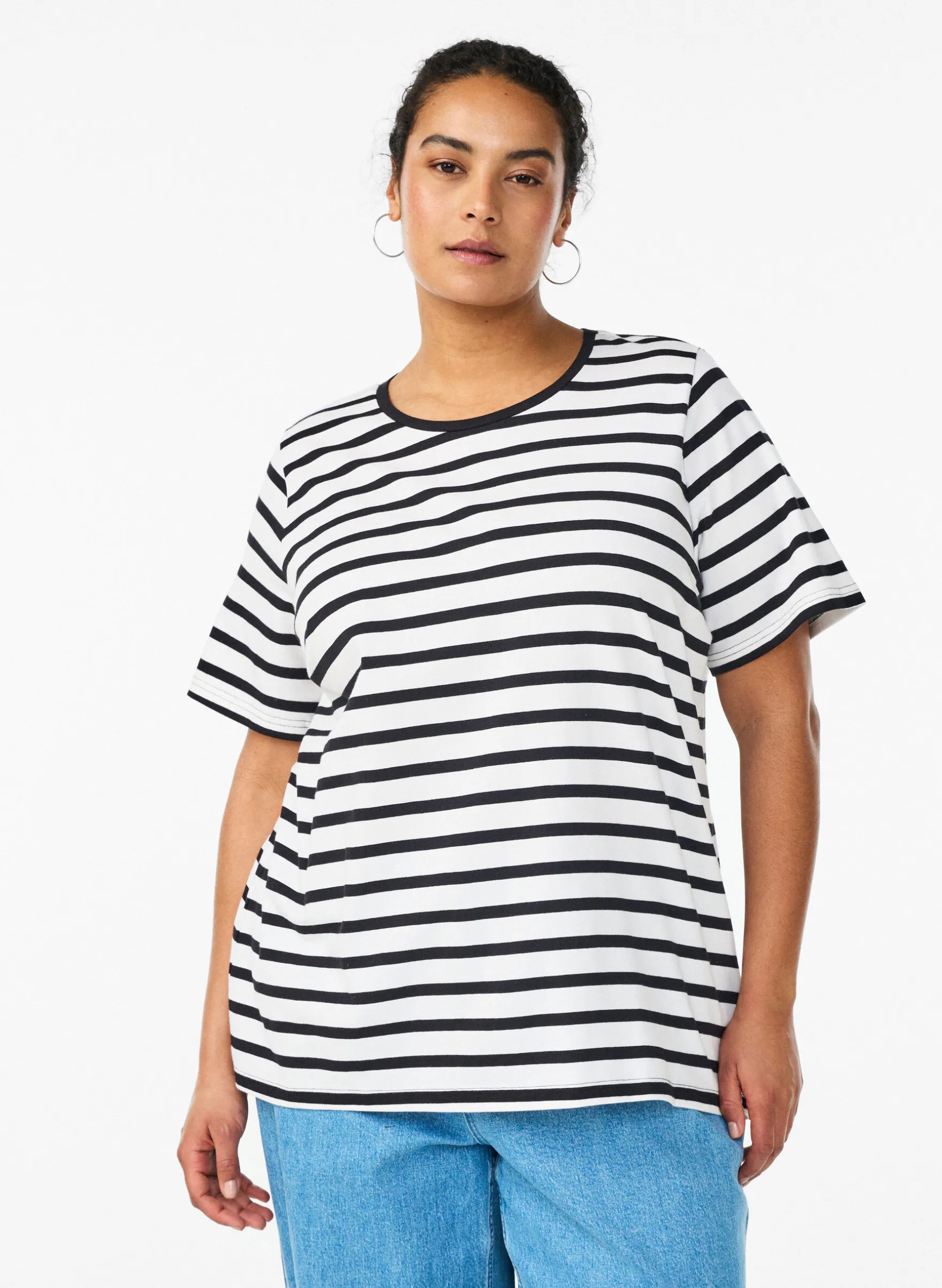 Gestreiftes T-Shirt aus Bio-Baumwolle