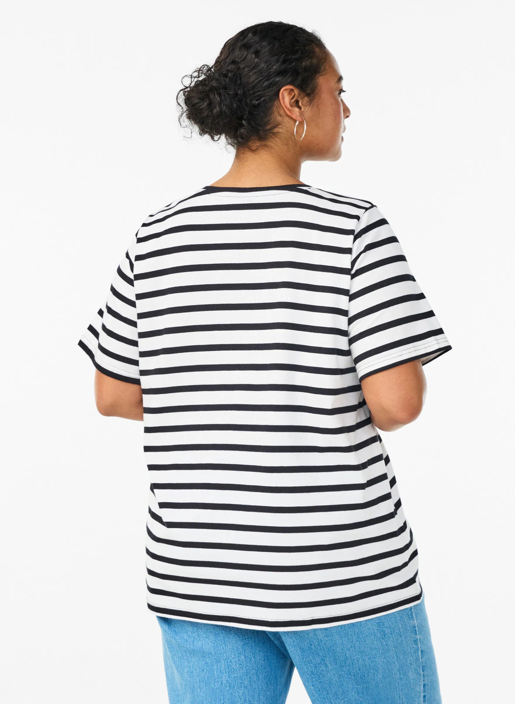 Gestreiftes T-Shirt aus Bio-Baumwolle
