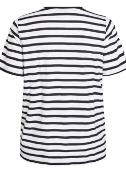 Gestreiftes T-Shirt aus Bio-Baumwolle