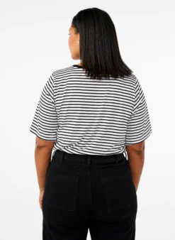 Gestreiftes T-Shirt aus TENCEL™ Lyocell
