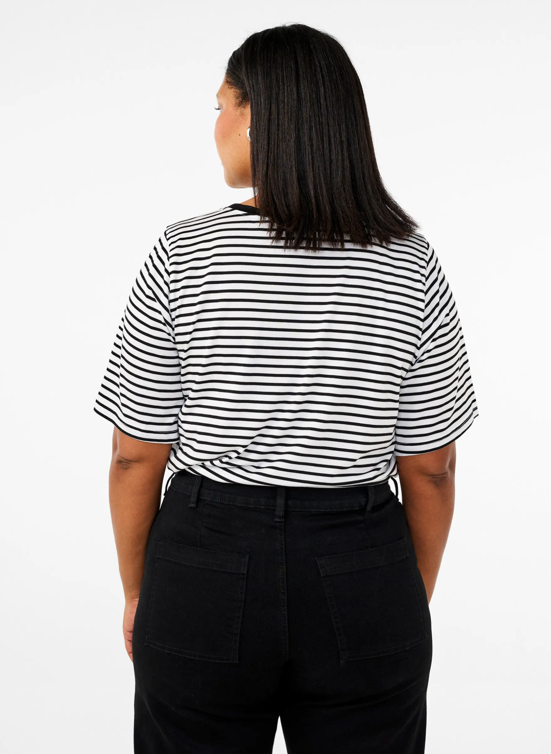 Gestreiftes T-Shirt aus TENCEL™ Lyocell