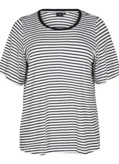 Gestreiftes T-Shirt aus TENCEL™ Lyocell