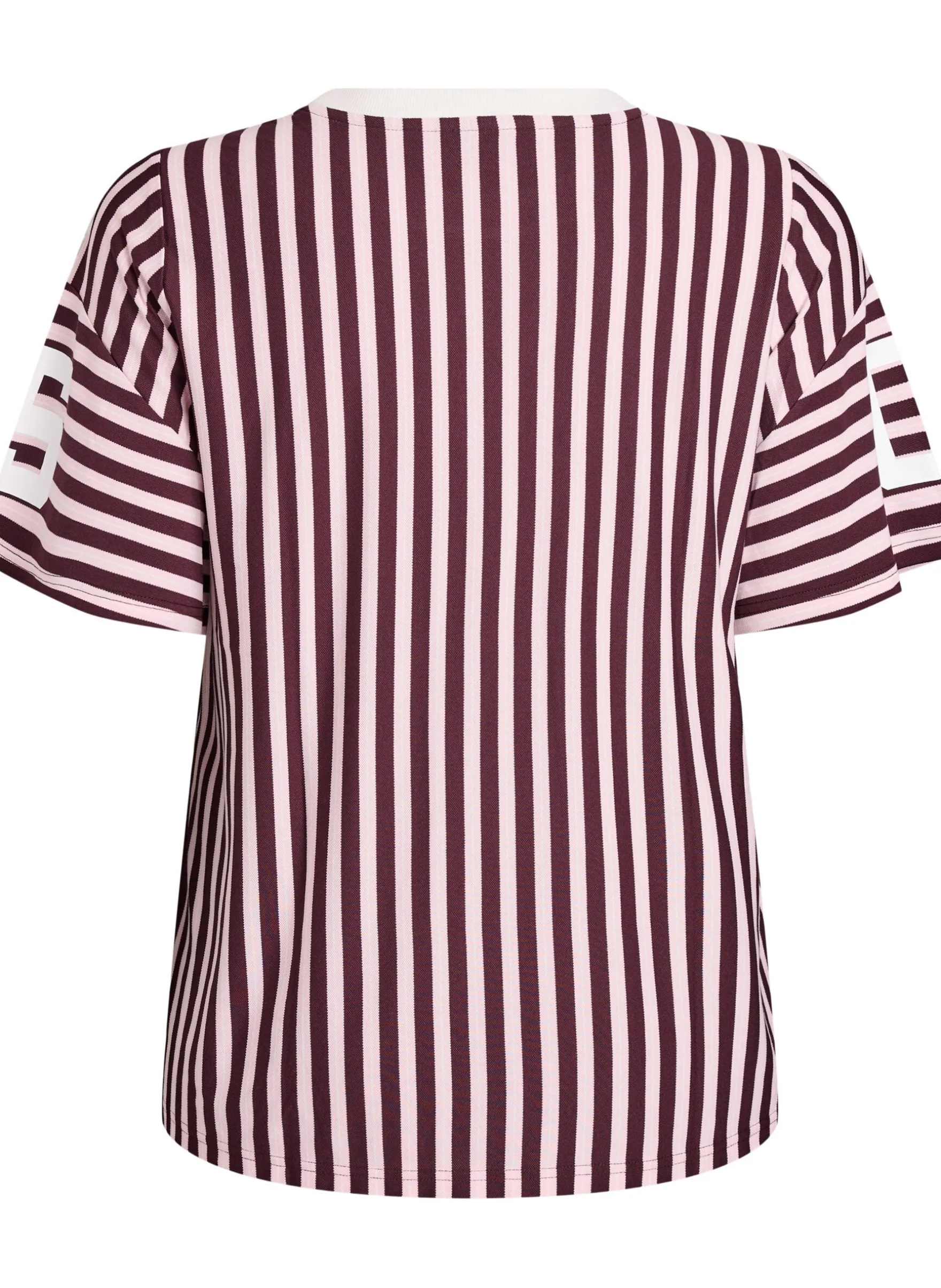 Gestreiftes T-Shirt mit sportlichem Design