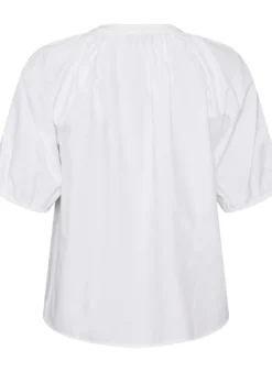 Hemdbluse mit Knopfleiste und Bindegürtel