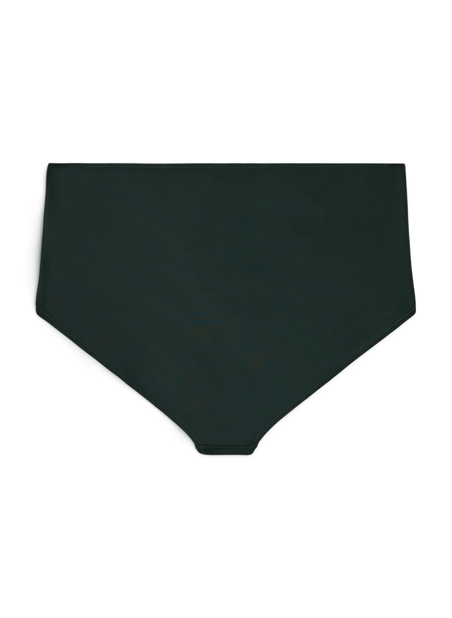 Hoch taillierte Bikini-Slip mit Drapierung