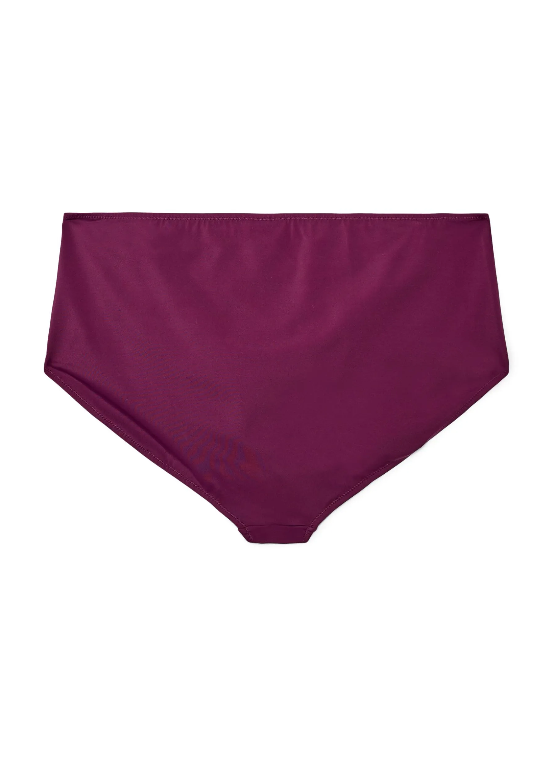 Hoch taillierte Bikini-Slip mit Drapierung