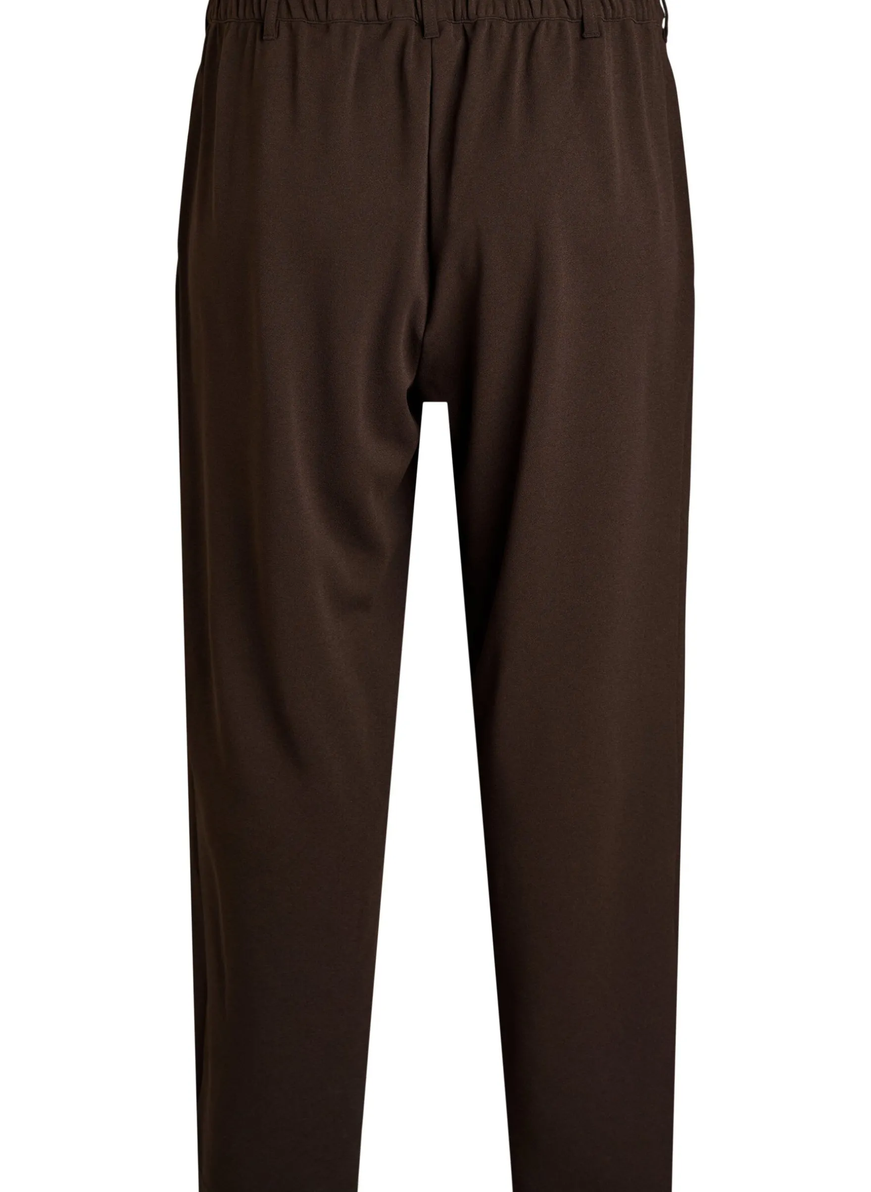Hoch taillierte Hose mit Gürtel und goldener Schnalle