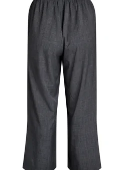 Hoch taillierte Hose mit weiten Beinen