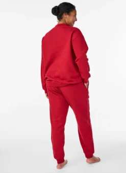 Hochtaillierte Jogginghose