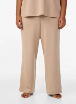 Hoch taillierte Loungehose mit geraden Beinen