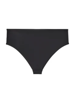 Hoch taillierter Tai-Bikini-Slip mit Golddetail