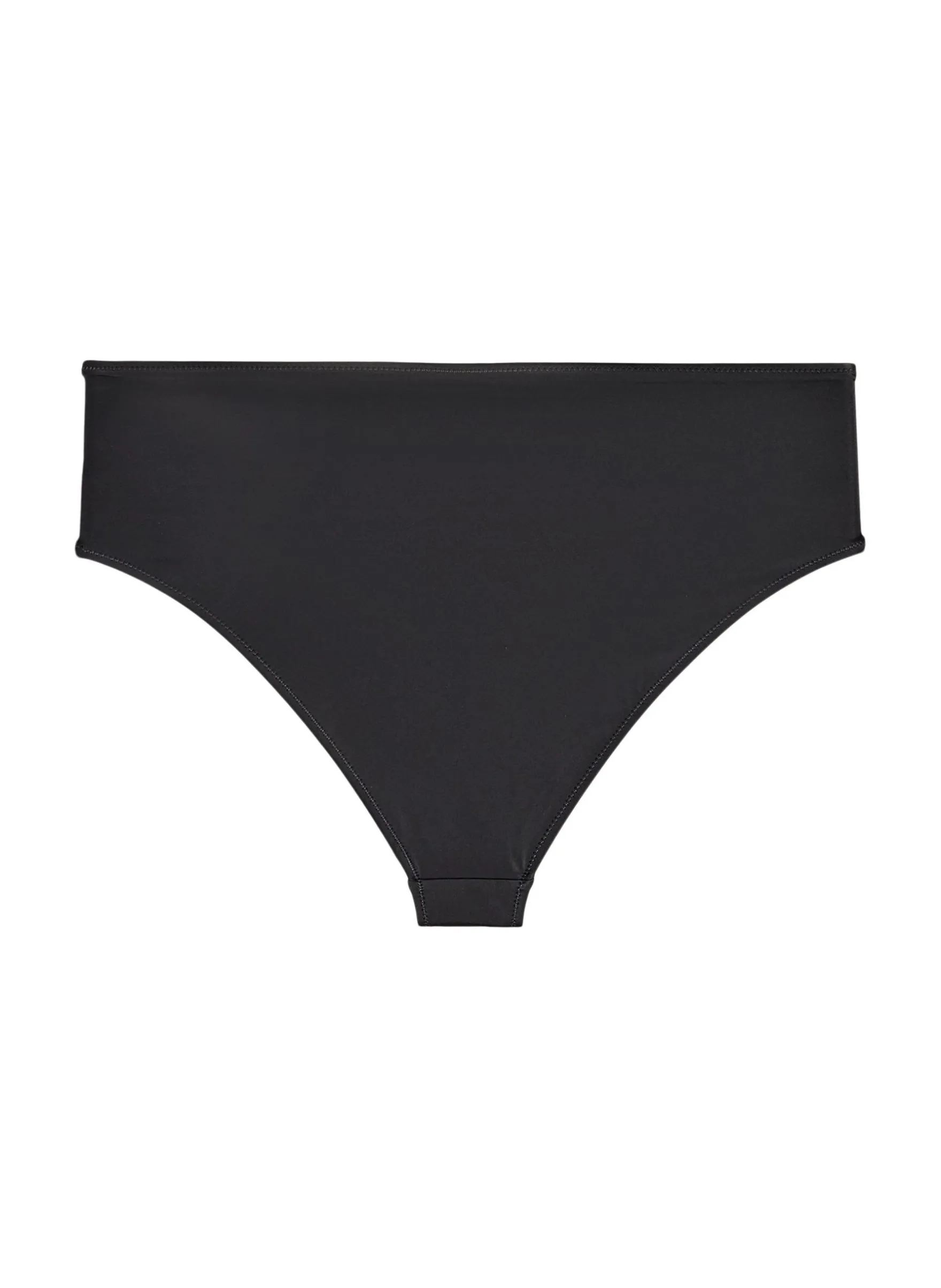 Hoch taillierter Tai-Bikini-Slip mit Golddetail