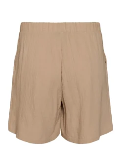 Hoch taillierte Shorts aus Baumwoll-Musselin