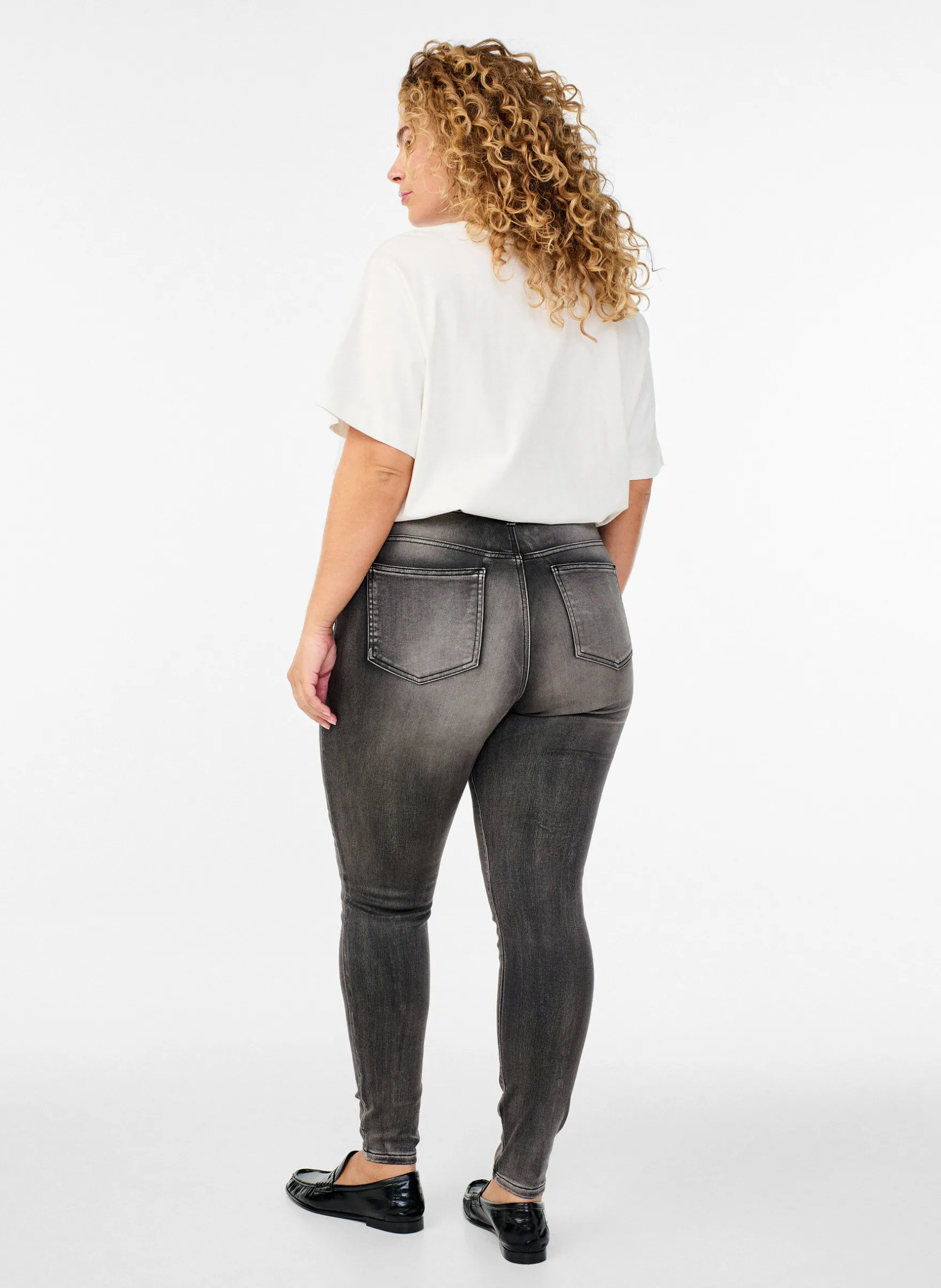 Hoch taillierte super Slim Amy Jeans