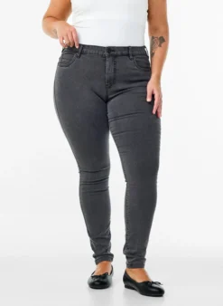 Hochtaillierte Super Slim Amy Jeans
