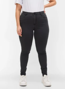 Hochtaillierte Super Slim Amy Jeans