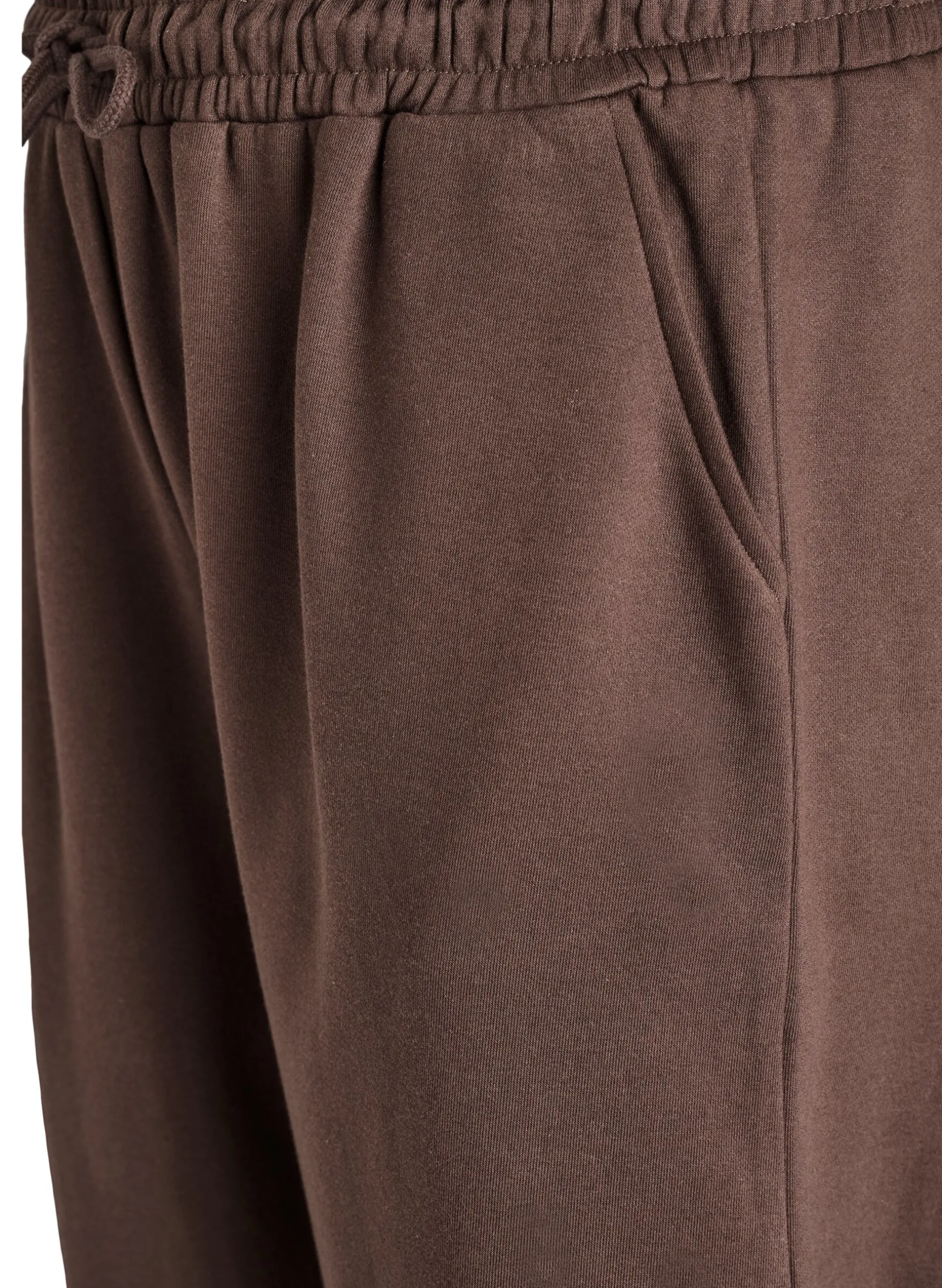 Hoch taillierte Sweatpants mit Taschen