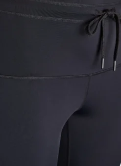 Hoch taillierte 7/8-Trainingstights mit Tasche