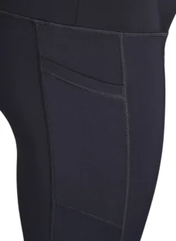 Hoch taillierte 7/8-Trainingstights mit Tasche
