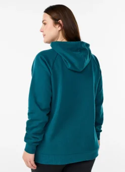 Hoodie mit gesticktem Frontmotiv