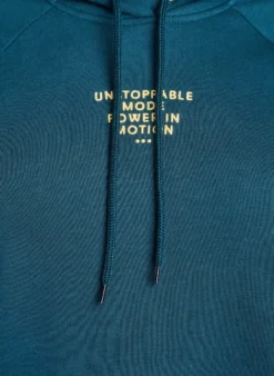 Hoodie mit gesticktem Frontmotiv