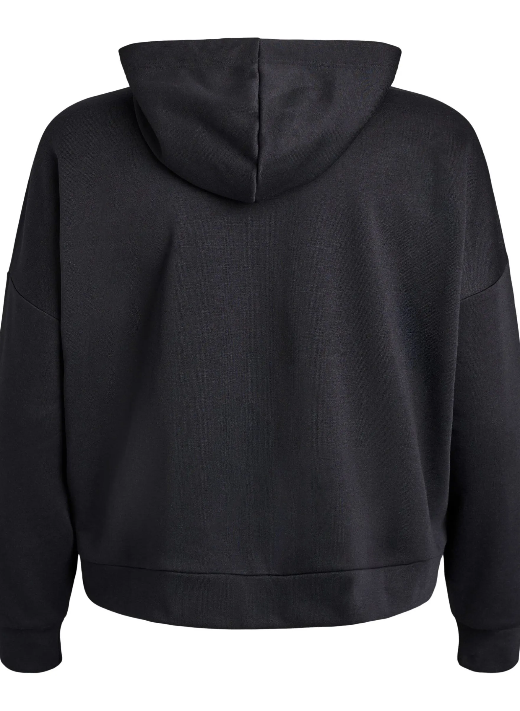Hoodie mit Reißverschluss und Brustprint