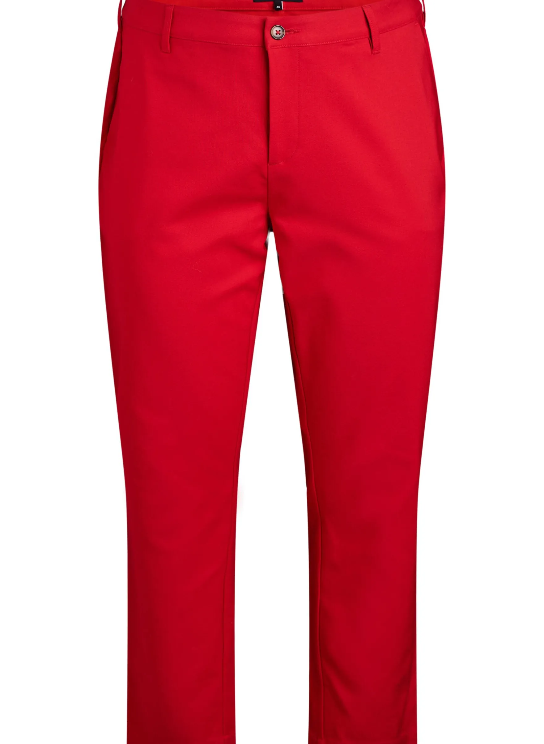 Hose mit hohem Bund und geradem Bein