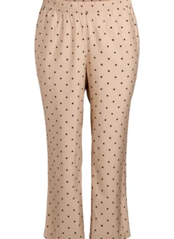 Hose mit Polka Dots und geradem Bein