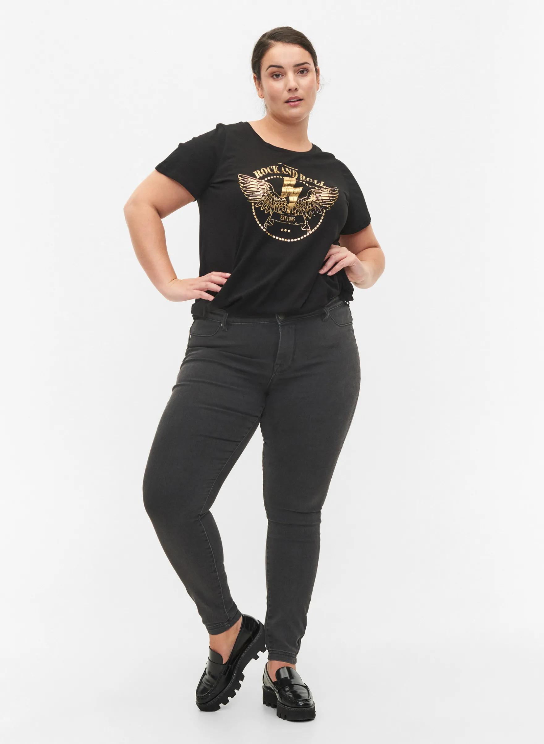 Jeggings aus Baumwollmischung