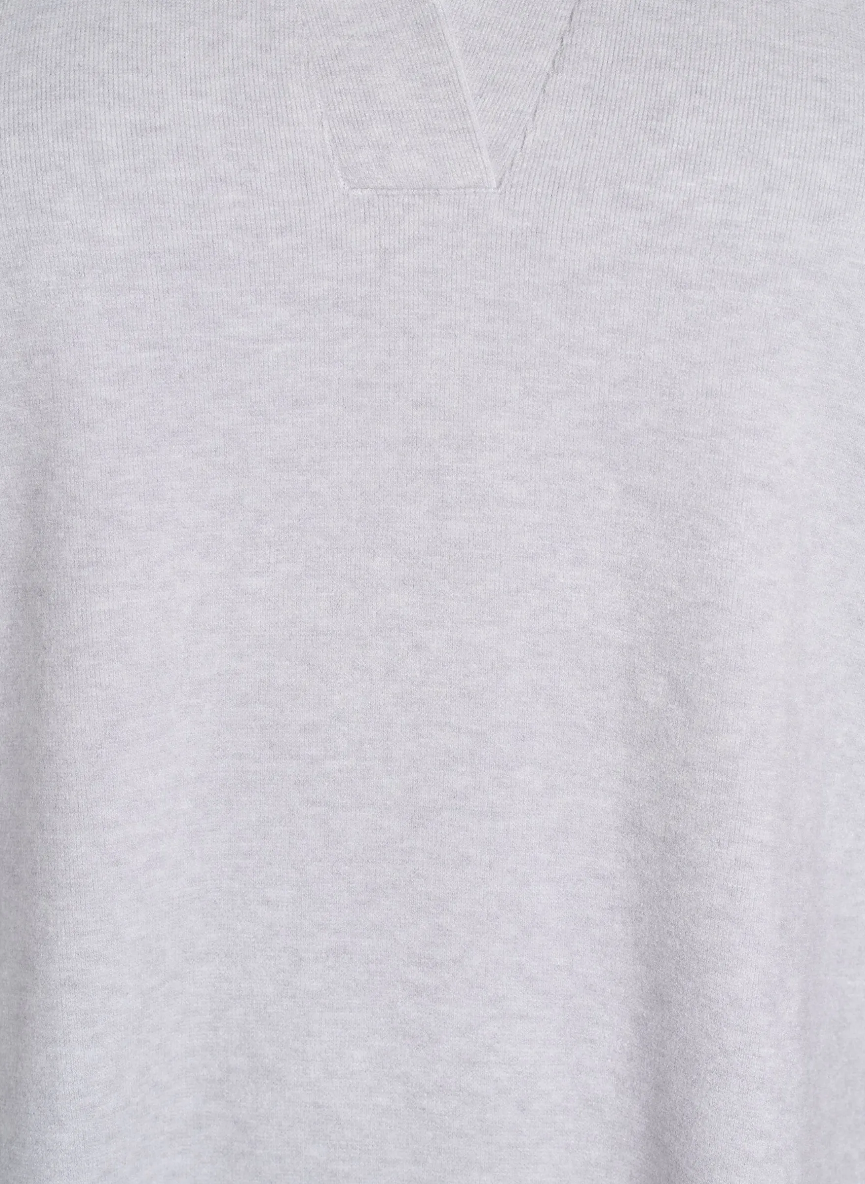 Jersey Bluse mit Kragen und kurzen Ärmeln