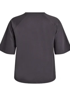 Jerseybluse mit 1/2-Raglanärmeln