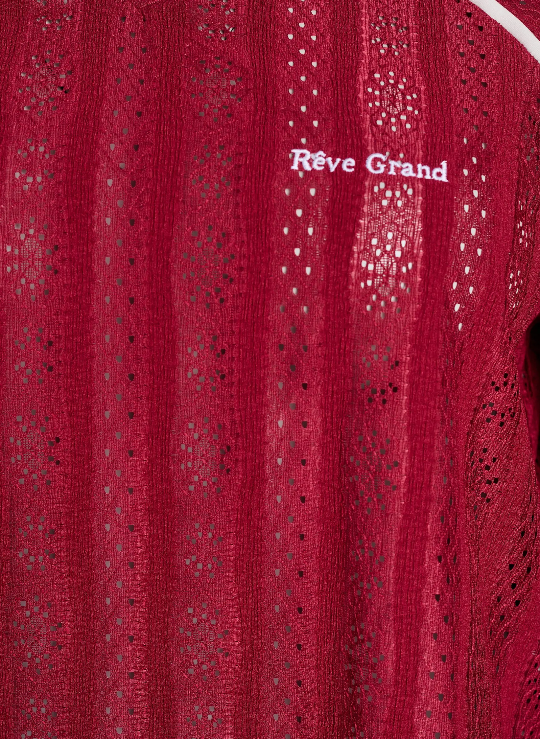 Jerseybluse mit Struktur und Kontrastdetails